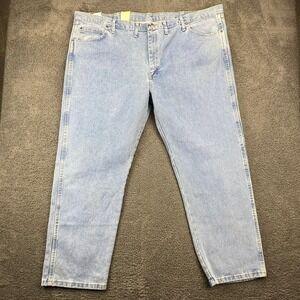 Wrangler Mens Jeans Size 50x30 Light Wash Denim Pants Cotton‎ Blend